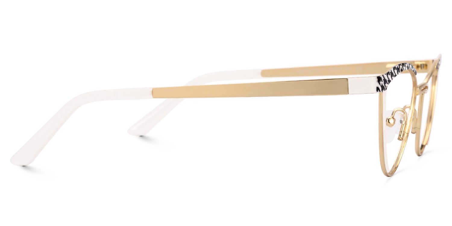 New Black-White Color for Sydney Metal Eyeglasses  | ZEELOOL Canada2