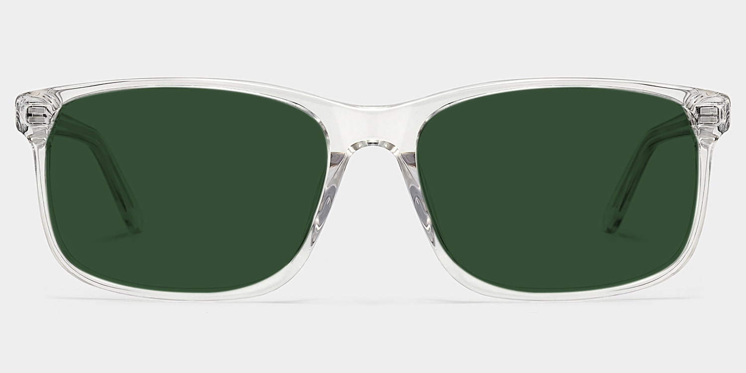 Connie Rectangle Sunglasses with Acetate Clear Frames | ZEELOOL CA0