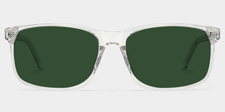 Connie Clear Rectangle Sunglasses