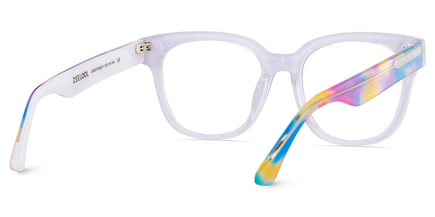 Dante Eyeglasses in Square Multicolor Frame | Zeelool5
