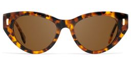 Azura Cat Eye Tortoise Polarized Sunglasses0