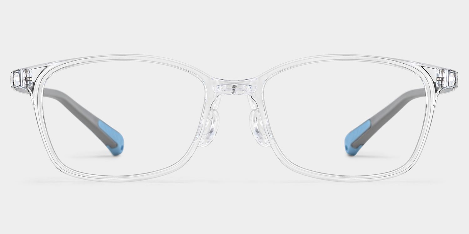 Finne Rectangle Cystal Frame Eyeglasses for Teens0