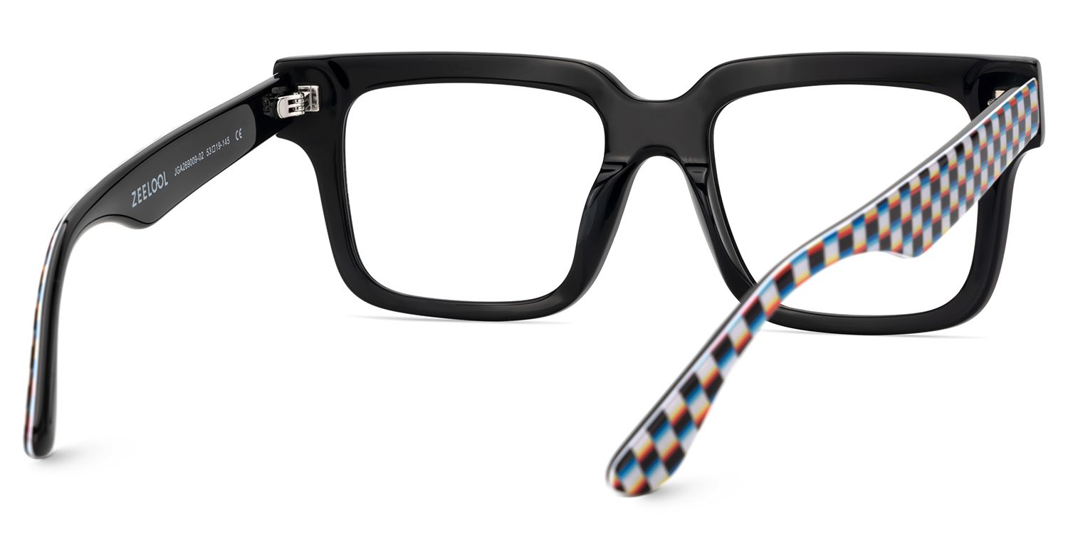 Men's Square Prescription Glasses In Acetate5