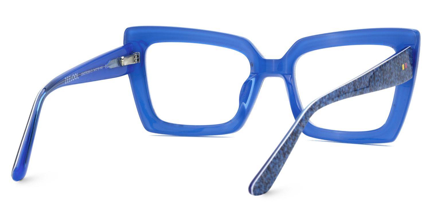 Tootie Eyeglasses in Butterfly Blue Frame | ZEELOOL Canada4