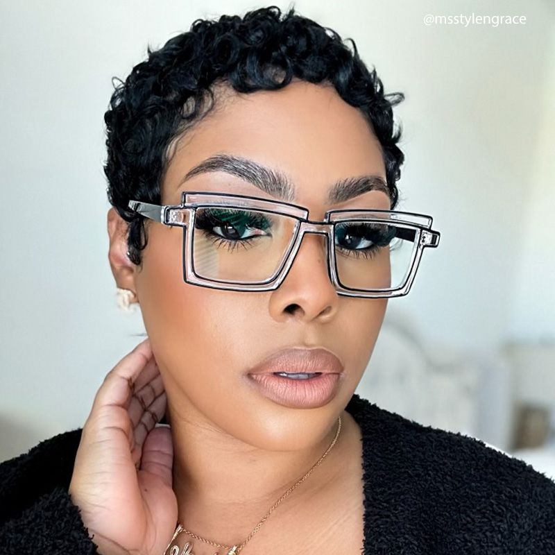 Zephyr Clear Glasses in Cyberpunk Style Eyeglasses5