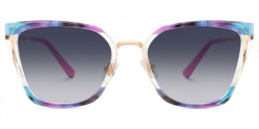 Martins Multicolor Rectangle Sunglasses