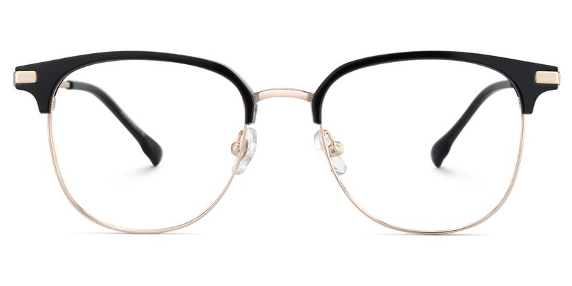 Naranjo Browline Black Glasses