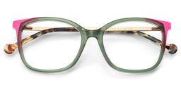 Nico Green Square Glasses2