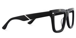 Redina Square Black Glasses4