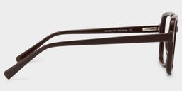 Kenneth Dark Brown Square Glasses4