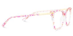 Eliot Rectangle Pink Glasses4