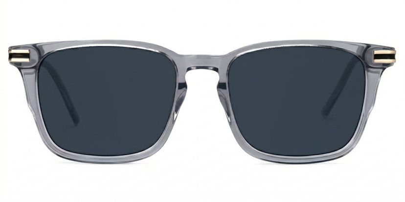 Kornelia Square Gray Glasses