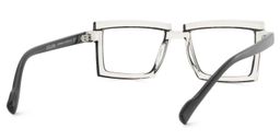 Zephyr Rectangle Orange Glasses5