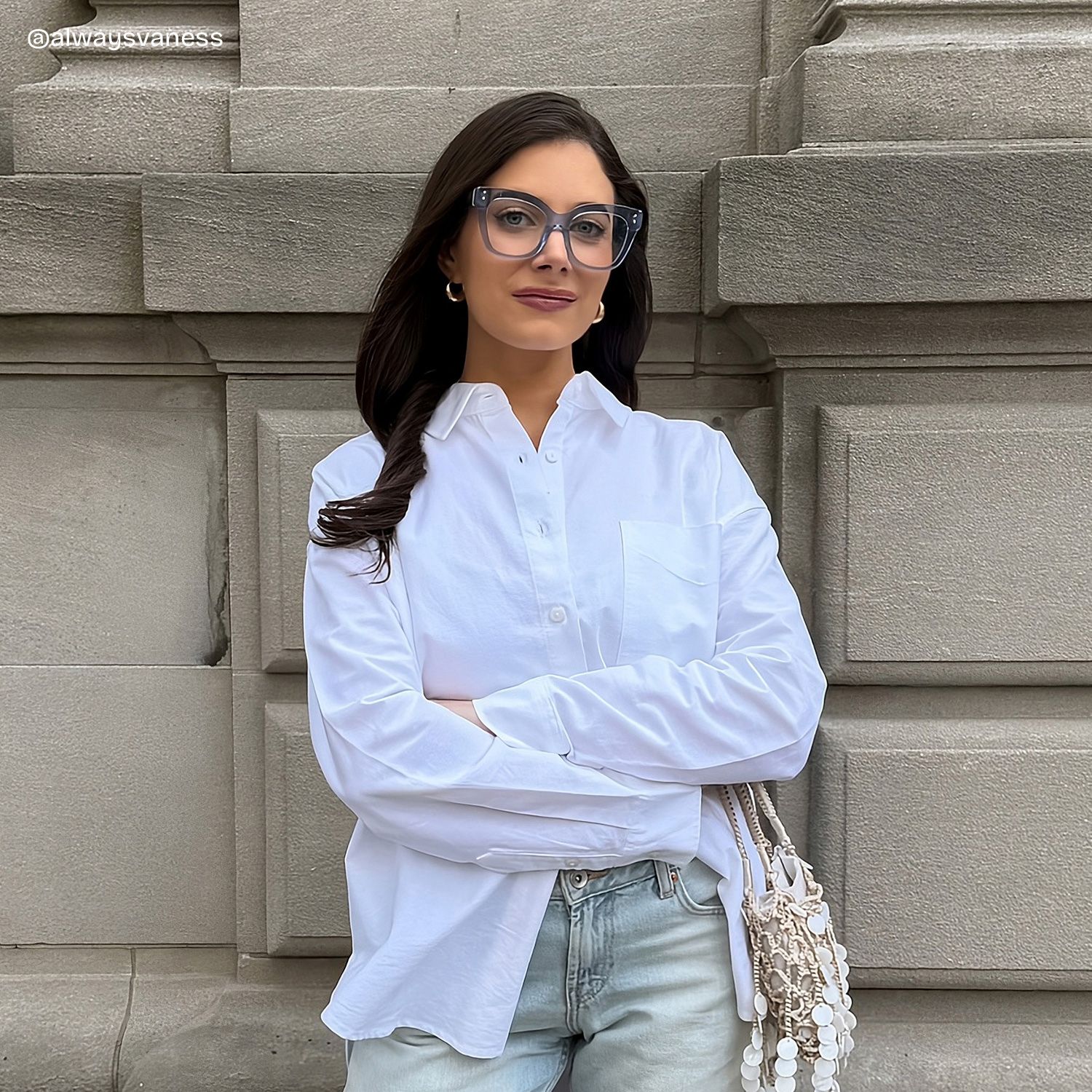 Affordable Blue Stella Butterfly Eyeglass Frames | ZEELOOL8
