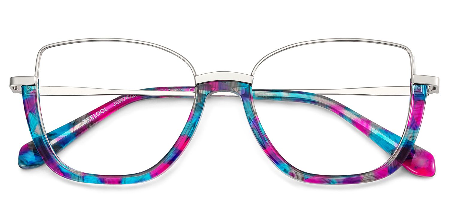 Coleman Eyeglasses in Square Colorful Frame | ZEELOOL Canada2