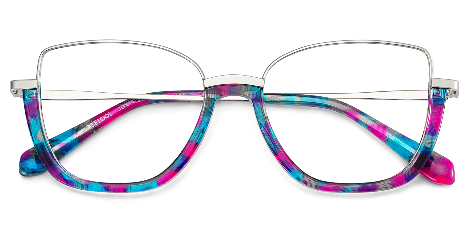Coleman Eyeglasses in Square Colorful Frame | ZEELOOL Canada2
