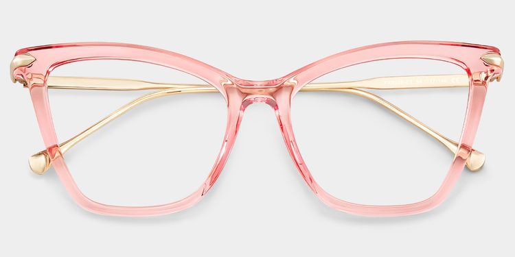 Hilary Butterfly Pink Glasses