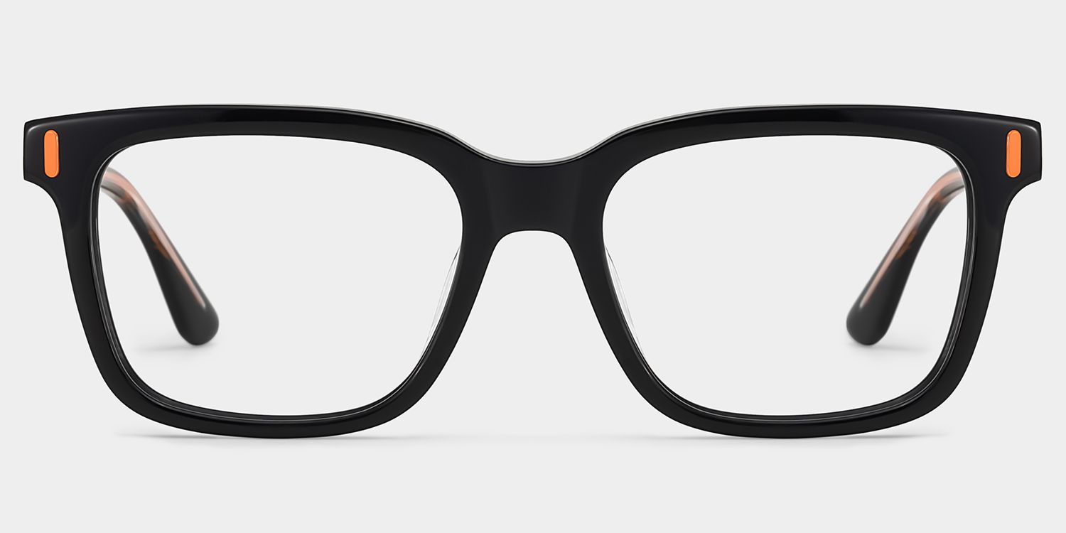 Axel Black Frame Glasses with Rectangle Frame Online | ZEELOOL Canada2