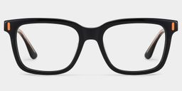 Axel Rectangle Black Glasses2
