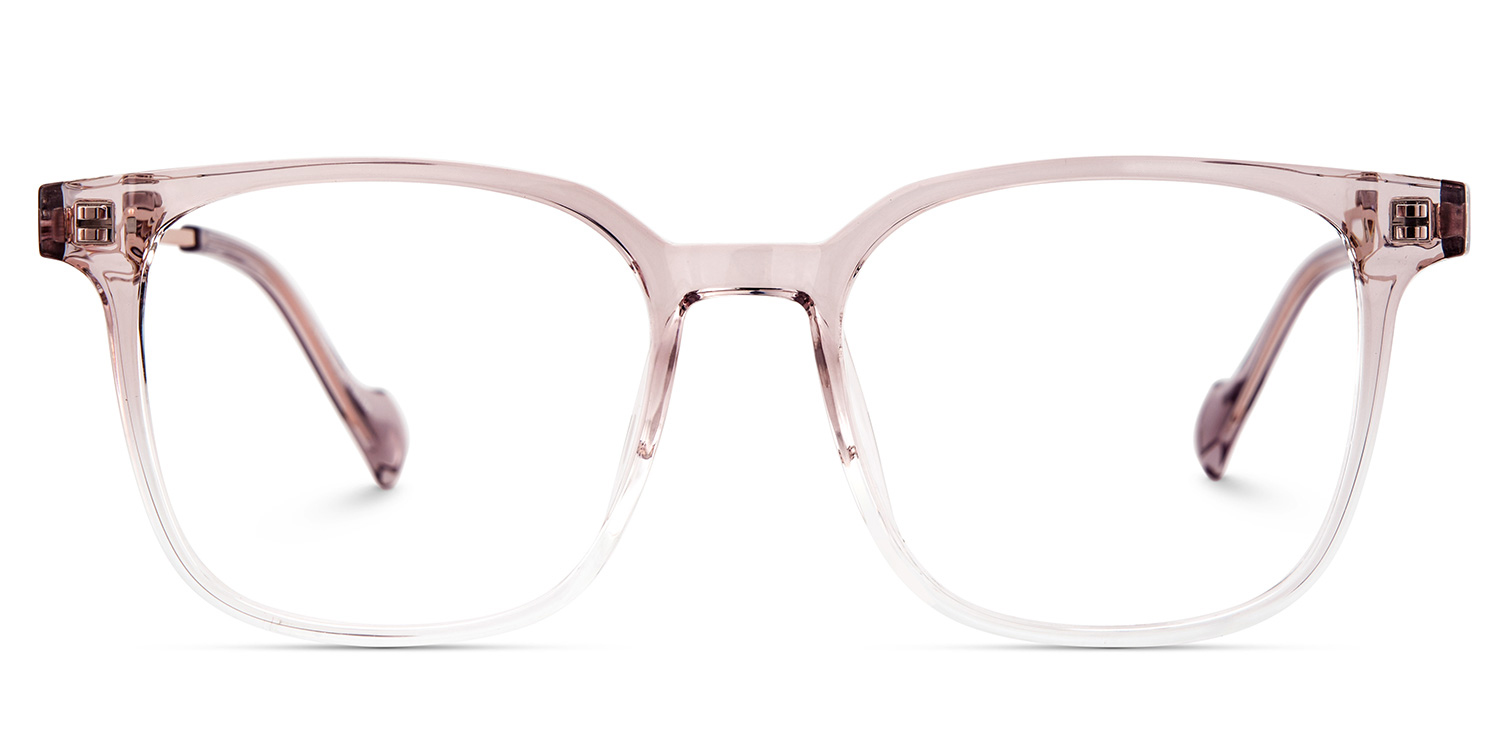 Chloe Pink Square Prescription Glasses | ZEELOOL Canada1