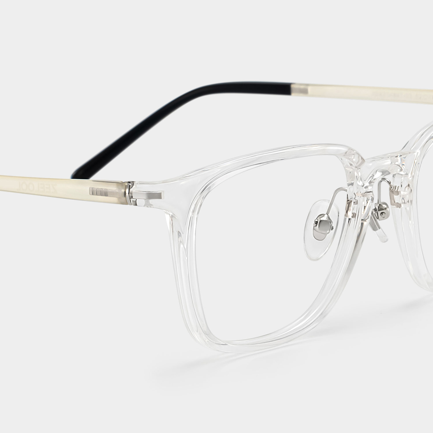Lily Rectangle Clear Glasses4