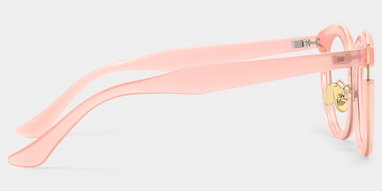Eleanore Cat Eye Pink Frame Glasses | ZEELOOL Canada3
