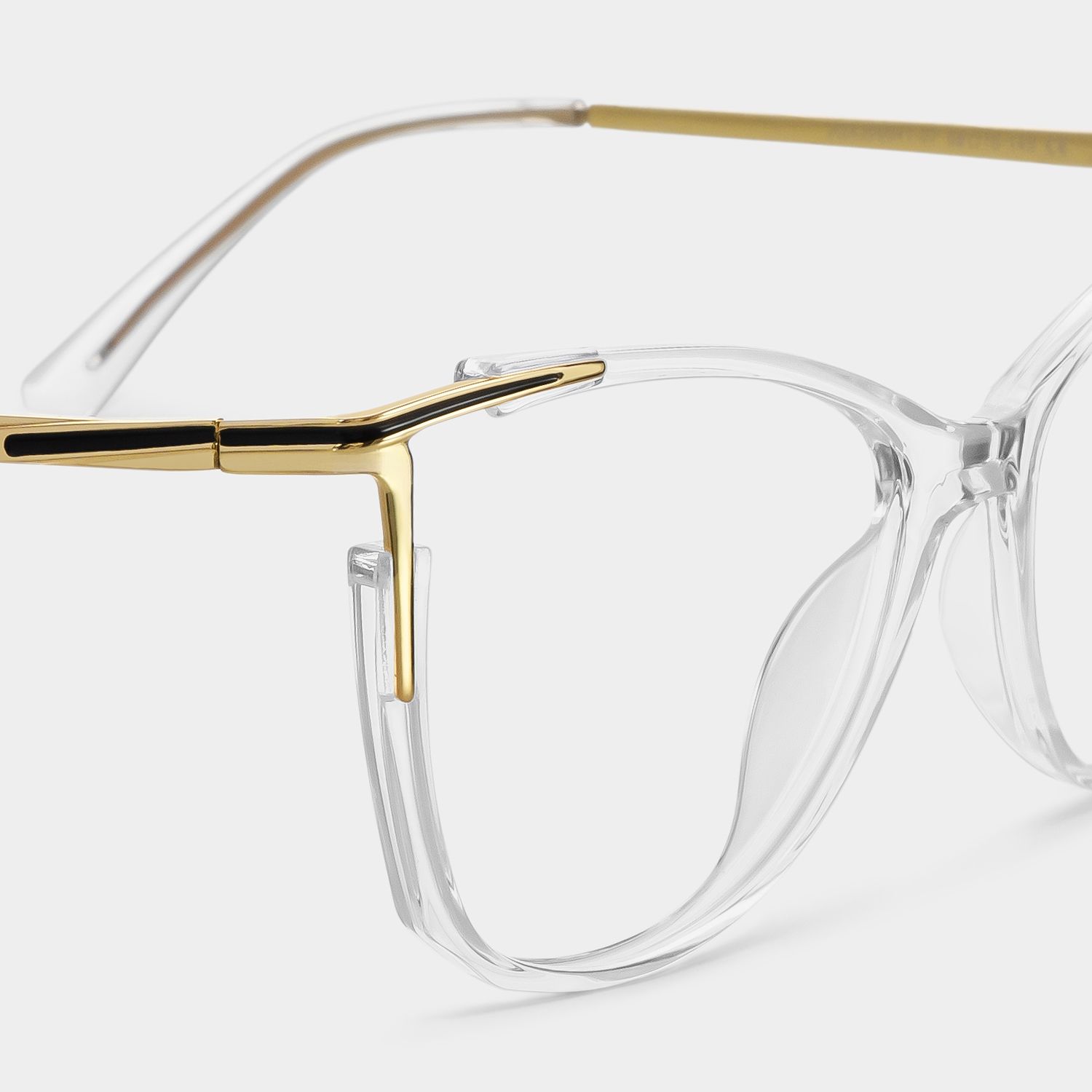 Cat eye Yomary Clear Frame Glasses | ZEELOOL Canada4