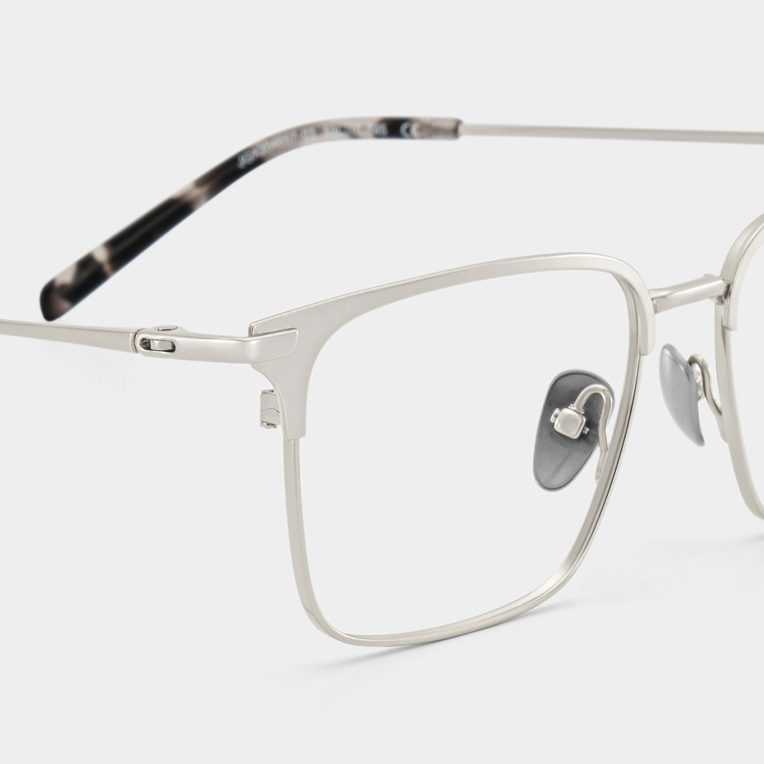 Maxwell Silver Flexible Titanium Eyeglass Frames for Men | ZEELOOL CANADA4