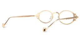 Serena Oval Gold Glasses3