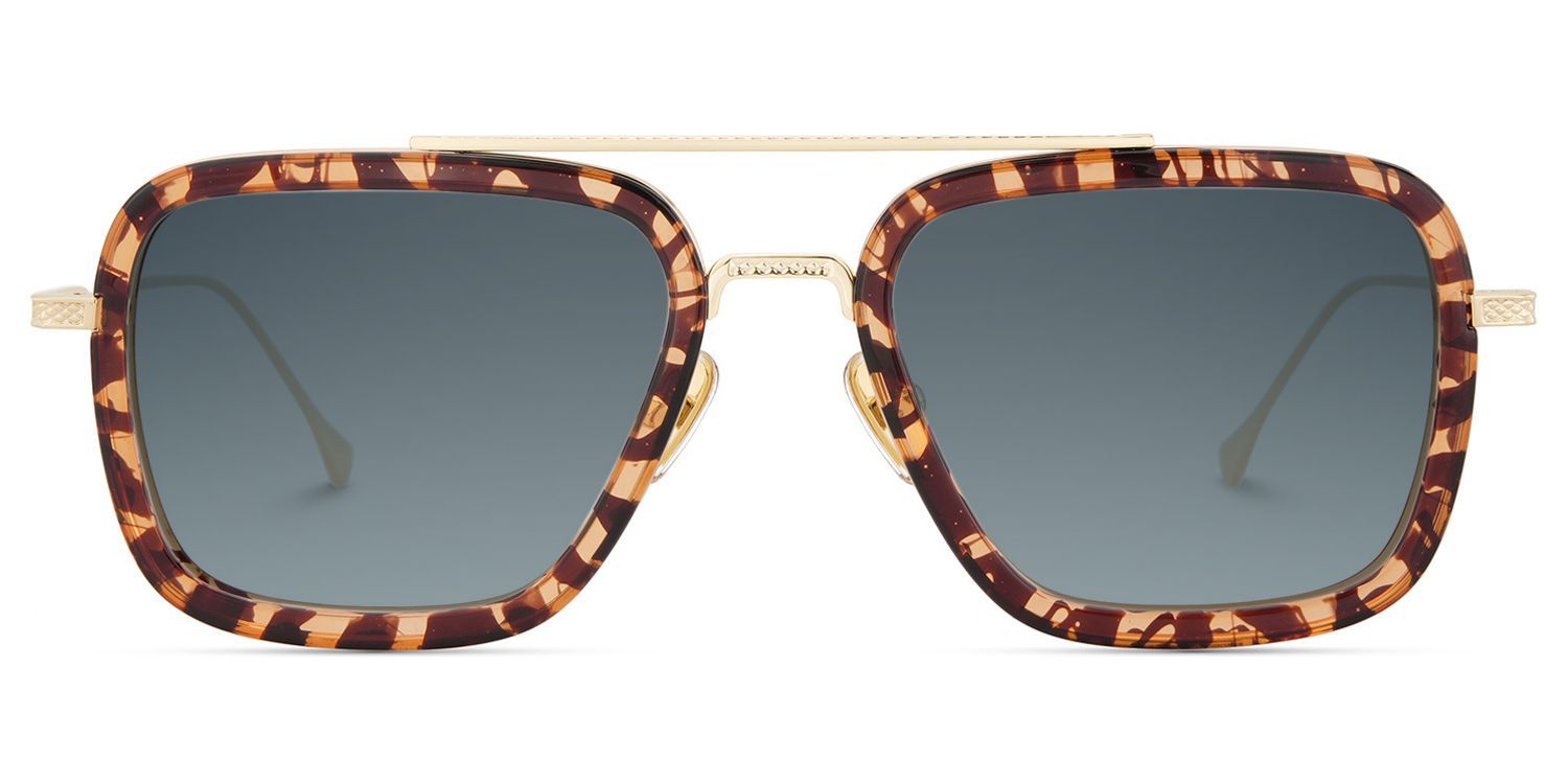 Gifford Rectangle Tortoise Frame Glasses | Zeelool0