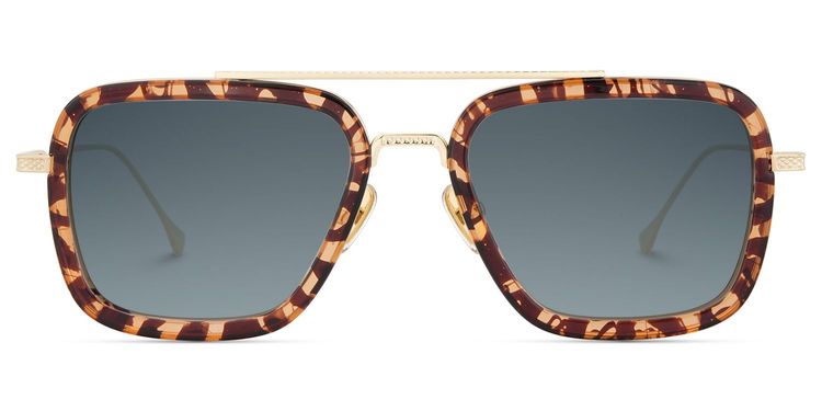 Gifford Tortoise Aviator Sunglasses