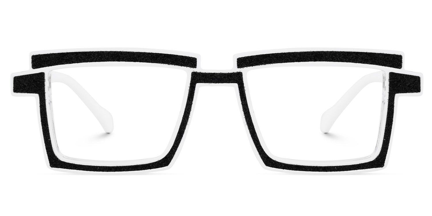 Rectangle Wire Frame Glasses With Black Color1