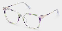 Jacqui Floral Square Glasses2