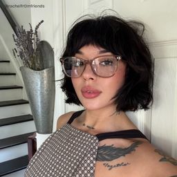 Marigold Brown Rectangle Glasses5