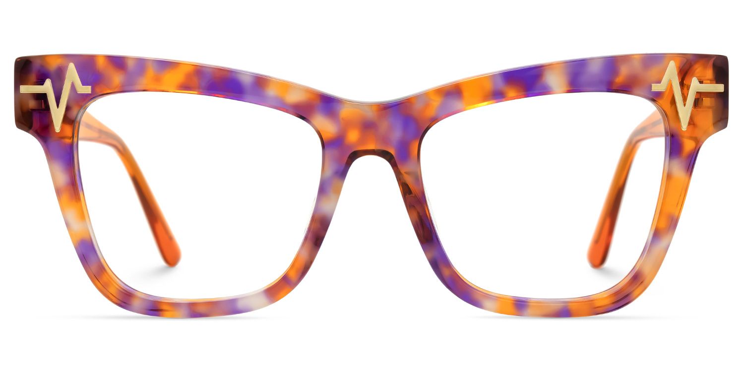 Cara Butterfly Orange Eye Glasses for Women | ZEELOOL Canada0