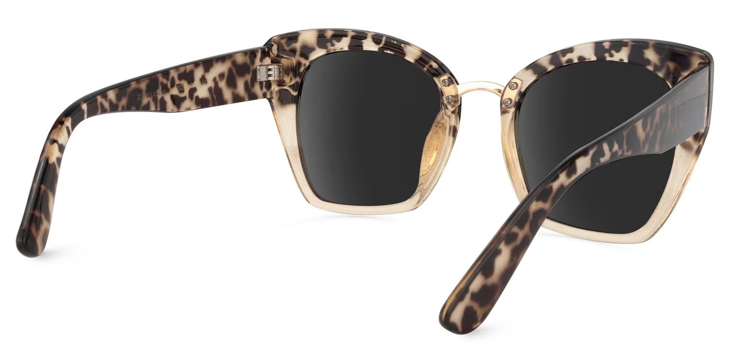 Cat Eye Light Tortoise Glasses | ZEELOOL Canada3