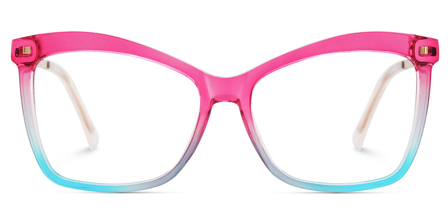 Pink-Blue Color Eyeglasses for Isaebella Frame Glasses | ZEELOOL Canada0