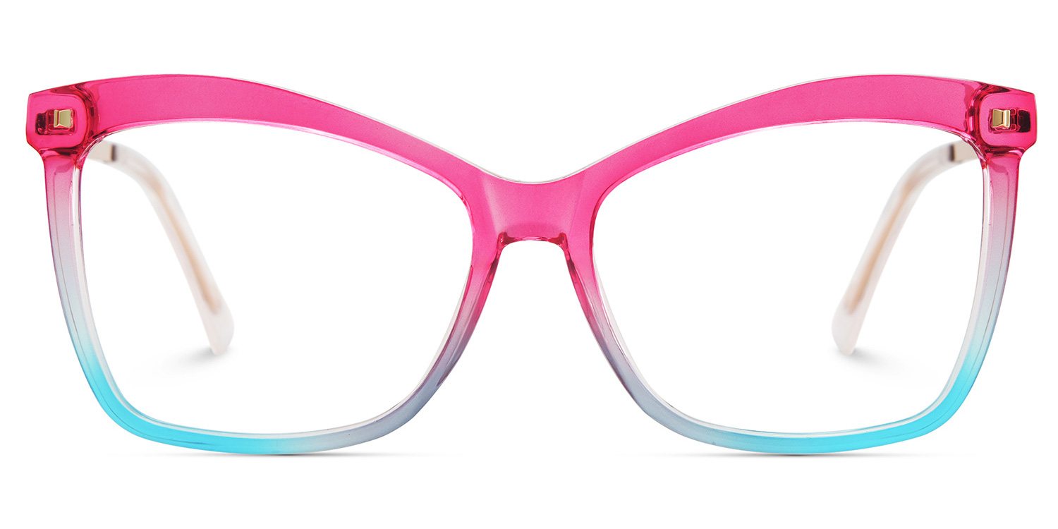 Pink-Blue Color Eyeglasses for Isaebella Frame Glasses | ZEELOOL Canada0