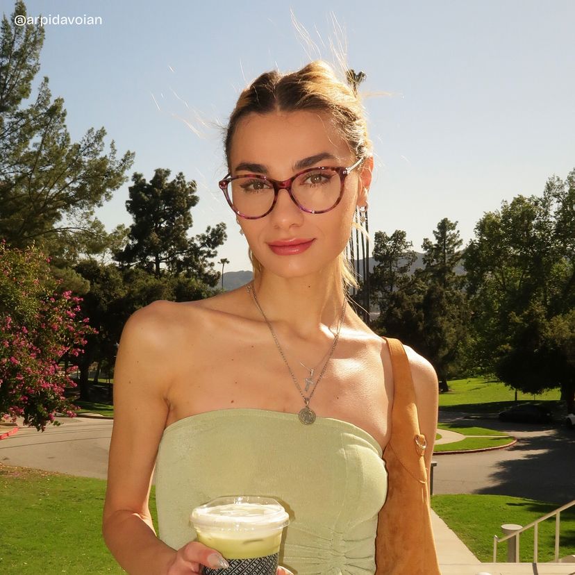 Eli Floral Round Glasses