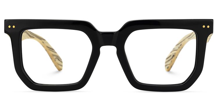 Shontay Square Black Glasses