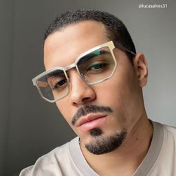 Barber Geometric Silver Glasses6