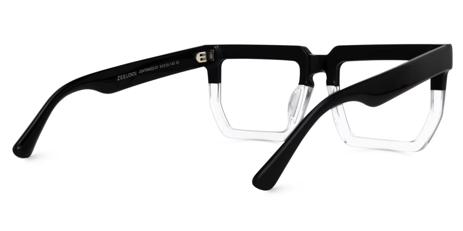 Daniela Rectangle Two-Tone Glasses4