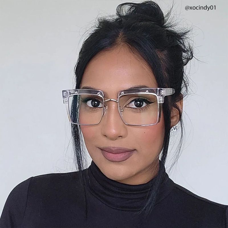 Kiana Square Clear Frame Glasses | Zeelool Optical9