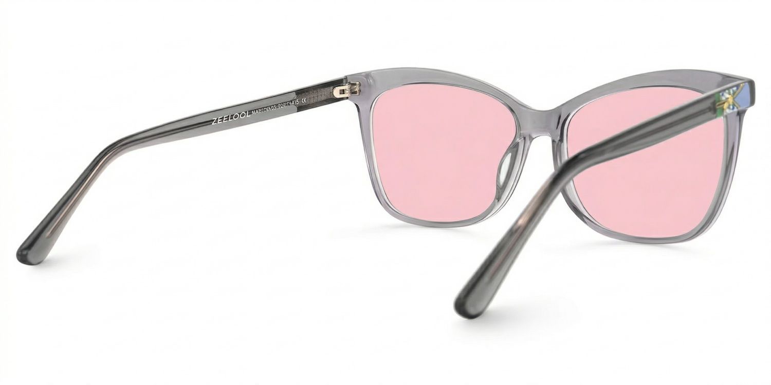 Alfred Butterfly Gray Frame Glasses | Zeelool Optical3