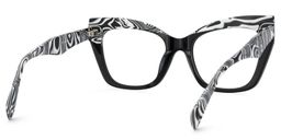 Conrad Crow Print Cat eye Glasses3