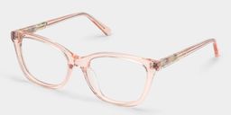 Cassia Pink Rectangle Glasses3