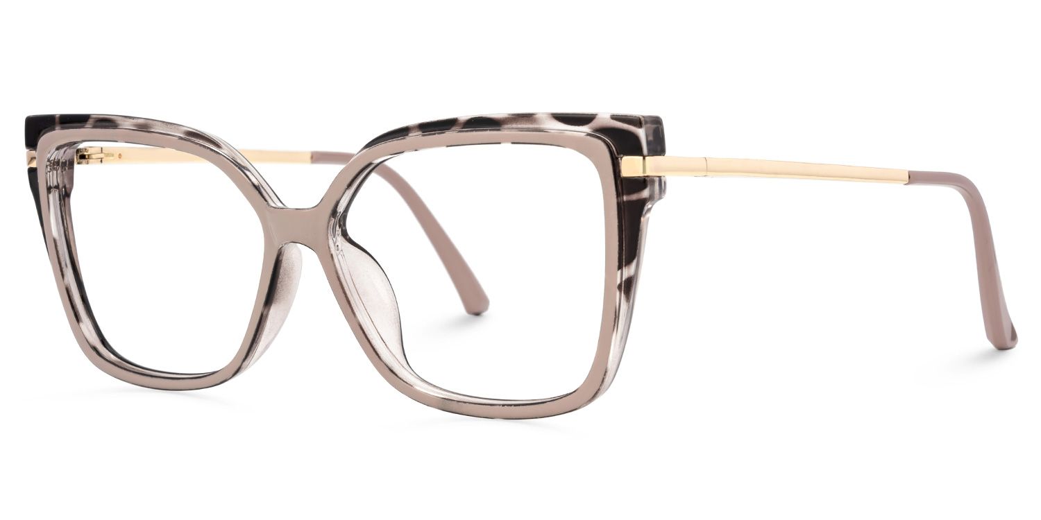 Chrisett Two-Tone Square Designer Eyeglasses1