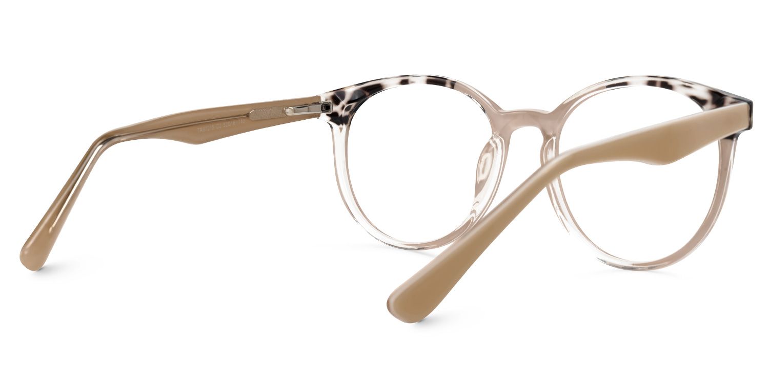 Round Jumesha Beige Glasses deals -Zeelool Glasses3