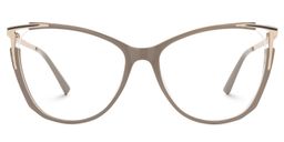 Yomary Cateye Brown Glasses0