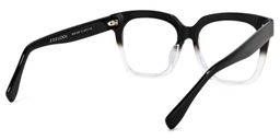 Xion Square Black to Clear Gradient Glasses4